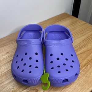 New Original Classic Crocs  Junior Unisex Clog - Lavender - J2